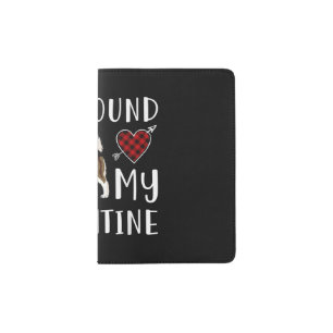 I Found My Valentine Day Husky Lover Gift Passport Holder