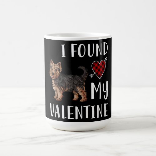 I Found My Valentine Day Yorkshire Terrier Lover Magic Mug