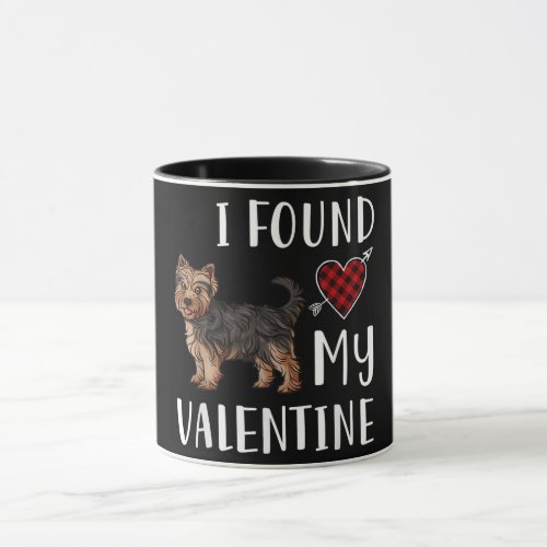 I Found My Valentine Day Yorkshire Terrier Lover Mug