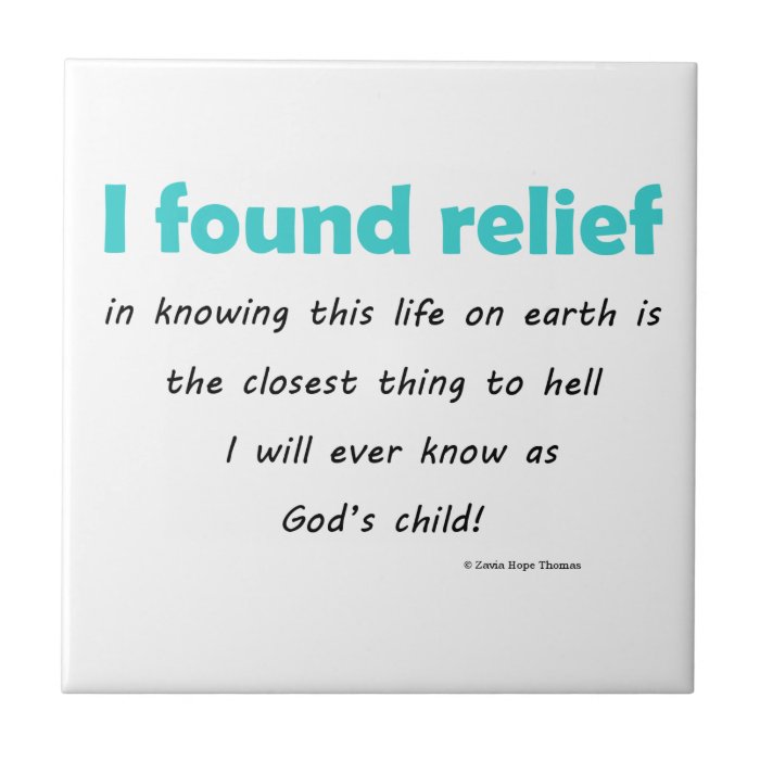 i found relief ceramic tile