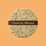 I Found The Afikomen Matzo Passover   Button at Zazzle