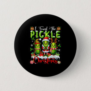 I Found The Ckle Christmas Santa Reindeer Elf Ckle Button