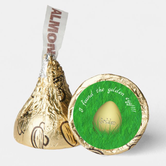 I Found the Golden Egg - Easter Egg Hunt Sweets Hershey®'s Kisses® (Front)