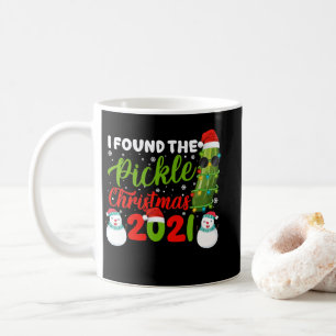 I Found The Pickle Christmas 2021 Santa Pickle Coffee Mug