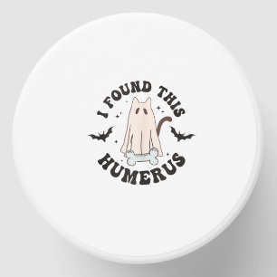 I Found This Humerus Humorous Funny Halloween Cat Mini Candle Favors