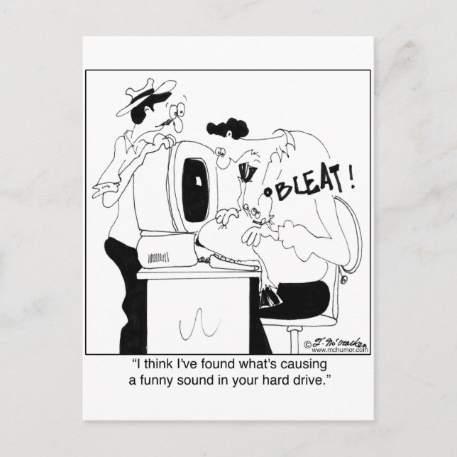 I Found Your Funny Sound Postcard (Front)