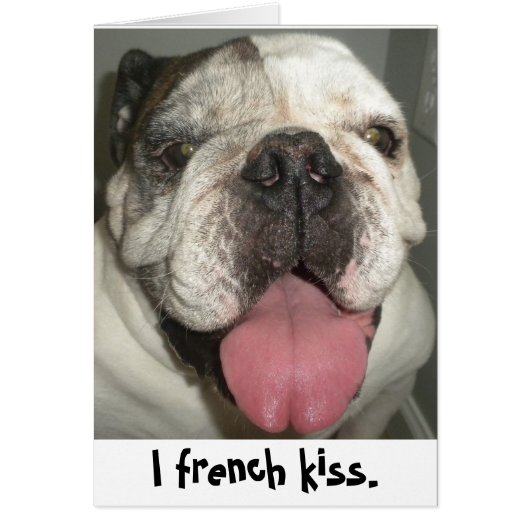I french kiss cards (Front)