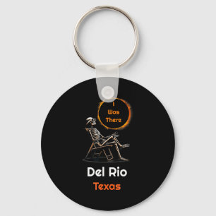 I Funny Solar Eclipse Del Rio Texas Keychain