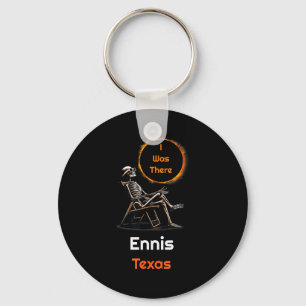 I Funny Solar Eclipse Ennis Texas There Keychain