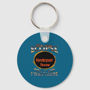 I Funny Solar Eclipse Vanderpool Texas There Keychain