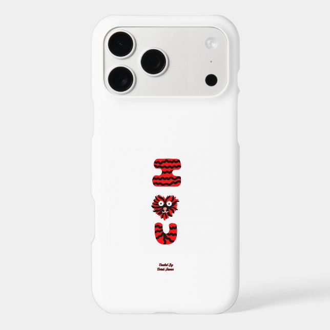 I Fuzzy U Apple iPhone 11 Pro Max Case (Back)
