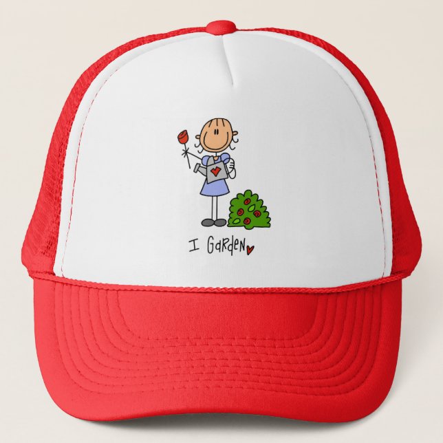 I Garden Trucker Hat (Front)