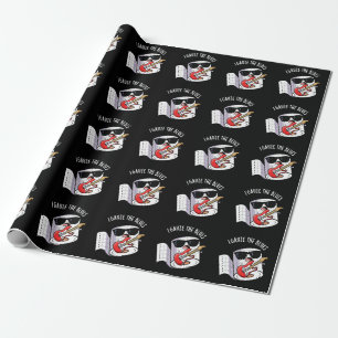 I Gauze The Blues Funny First Aid Pun Dark BG Wrapping Paper