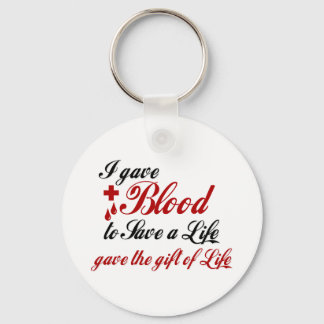 I gave Blood to Save a Life Keychain