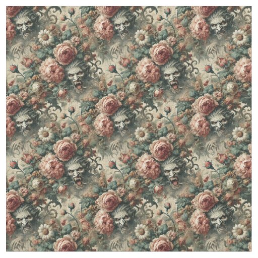 I Gave It Prey – Gothic Victorian Dense Tile Fabric