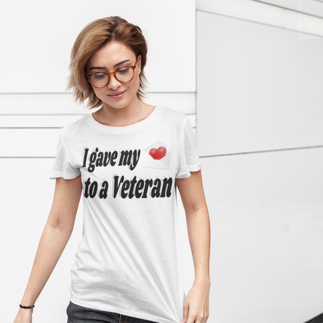 I Gave My Heart to a Veteran T-Shirt (Creator Uploaded)