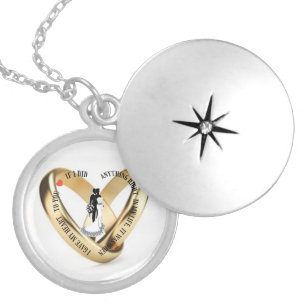 I gave my heart to you locket necklace