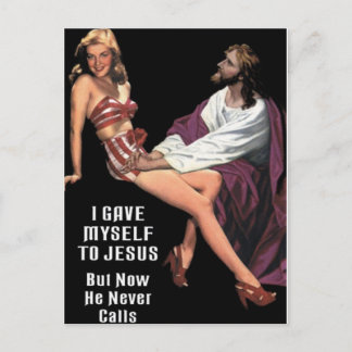 I Gave Myself to Jesus Postcard