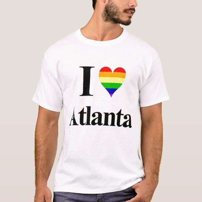 I Gay Heart Atlanta Georgia T-Shirt (Front)