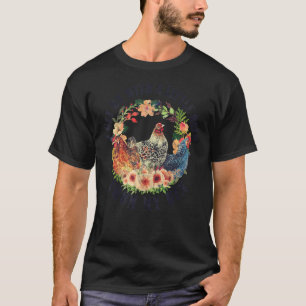 I Get By With A Little Help From My Hens Chicken T-Shirt