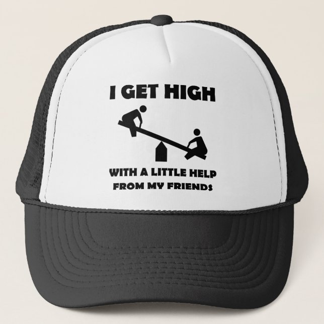 I Get High With Little Help From My Friends Cap (Front)