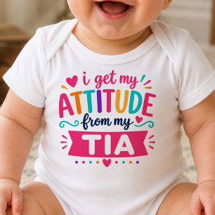 I Get My Attitude From My Tia Bodysuit