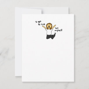 I Get to Live by Myself - Invitations