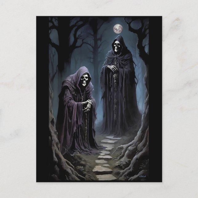 I Gets Chills in the Pale Moonlight Postcard (Front)