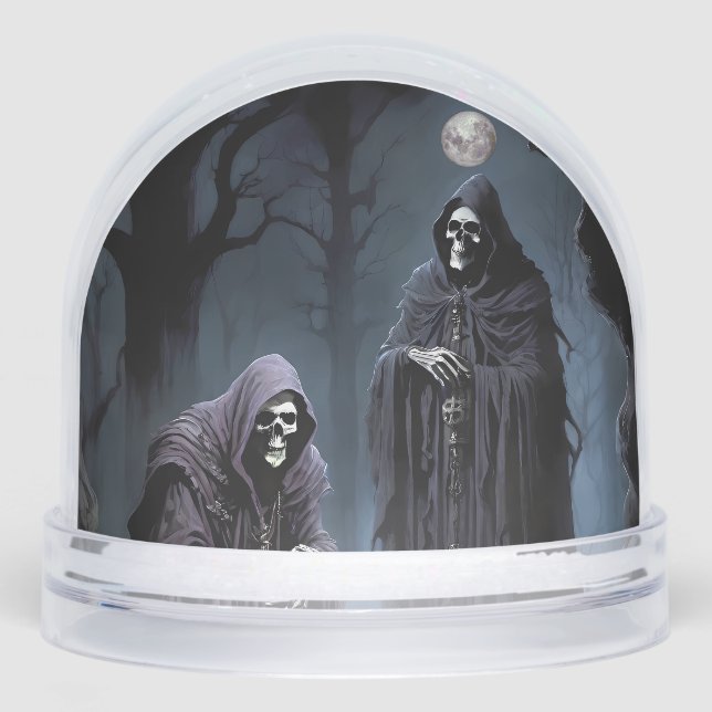 I Gets Chills in the Pale Moonlight Snow Globe (Front)