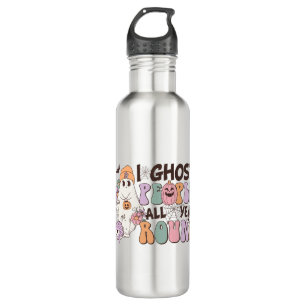 I Ghost People Halloween Stainless Steel Water Bottle
