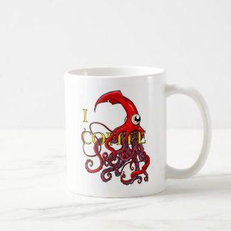 I (Giant Squid Attack) Coffee Coffee Mug