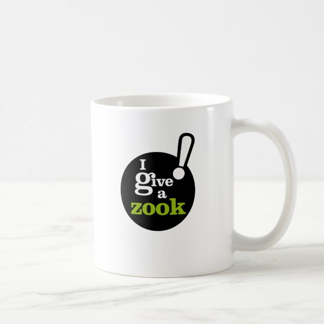 I give a zook! coffee mug (Right)