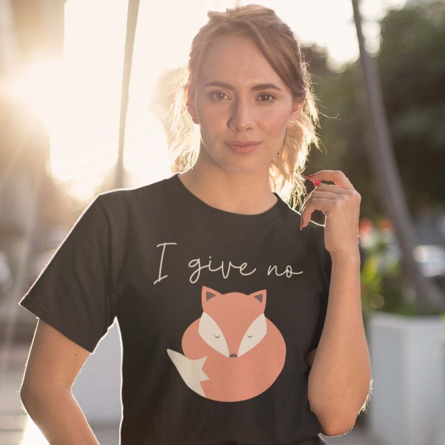 I Give No Fox T-Shirt (Creator Uploaded)