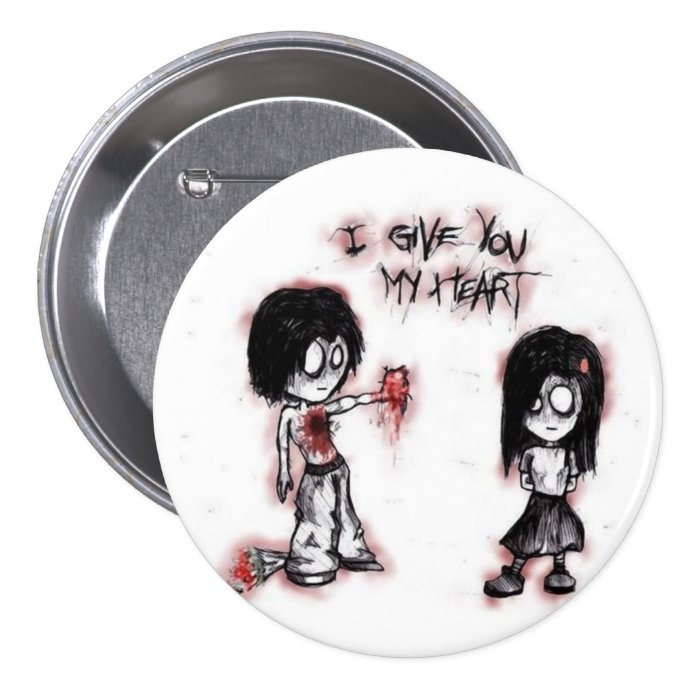 "I give you my heart" button