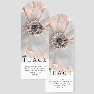 I Give You Peace John 14:27 Poppy Flower Bible Bookmarks
