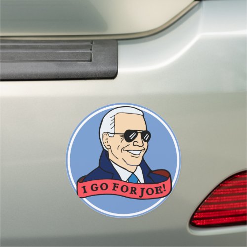 I Go For Joe Biden  Harris 2020 Removable Bumper Car Magnet