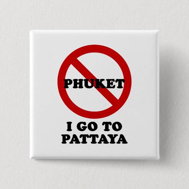 I GO TO PATTAYA BUTTON (Front)