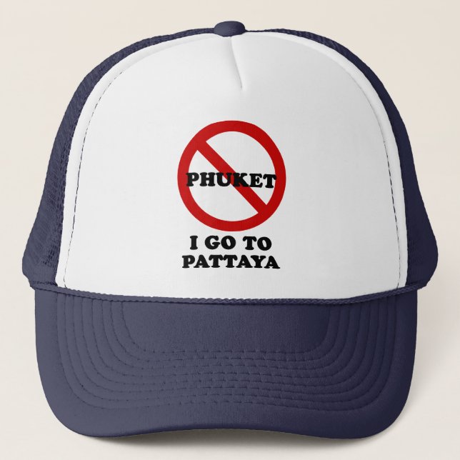 I GO TO PATTAYA TRUCKER HAT (Front)