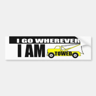 Tow Truck Bumper Stickers - Car Stickers | Zazzle