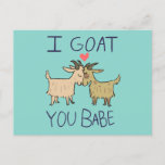 I Goat You Babe PostCard