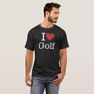 I ❤️ Golf for Golf Shop Employees CUSTOM Men's T-Shirt
