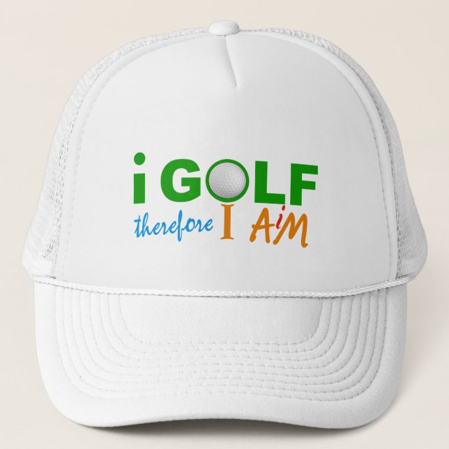 I GOLF hat - choose color (Front)