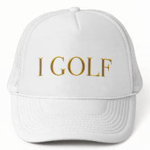 I Golf Trucker Hat