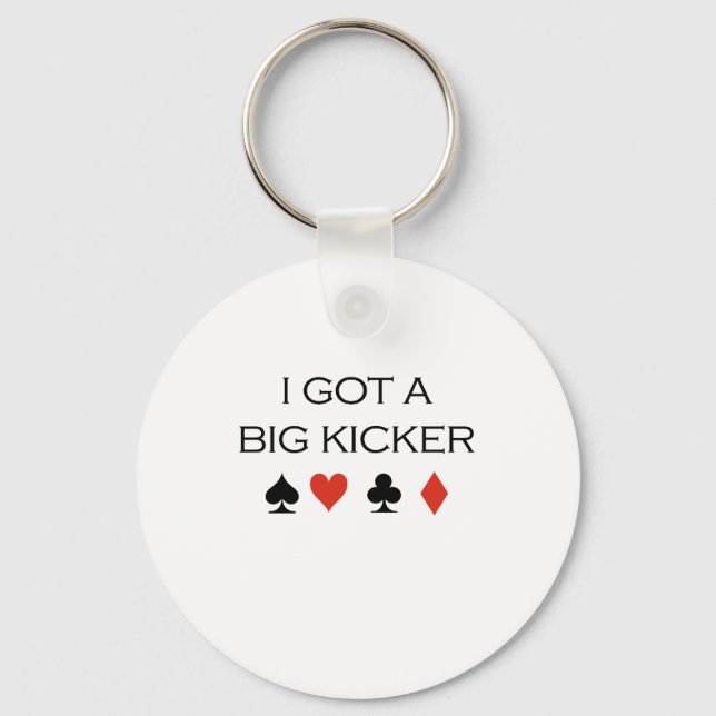 I got a big kicker T-shirt Keychain (Front)
