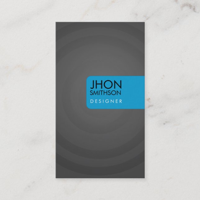 I got a cool business card (Front)
