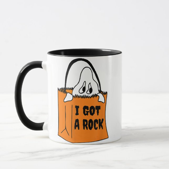 I Got a Rock Funny Tee Halloween Ghost Costume Mug (Left)