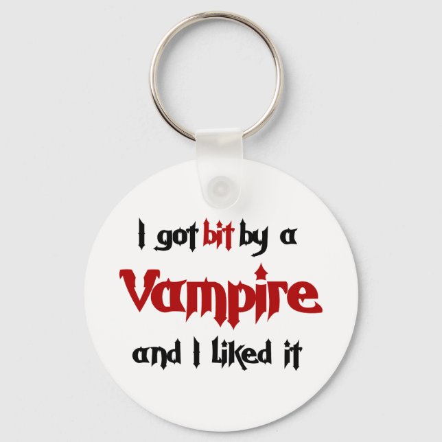 I got bit by a Vampire Keychain (Front)