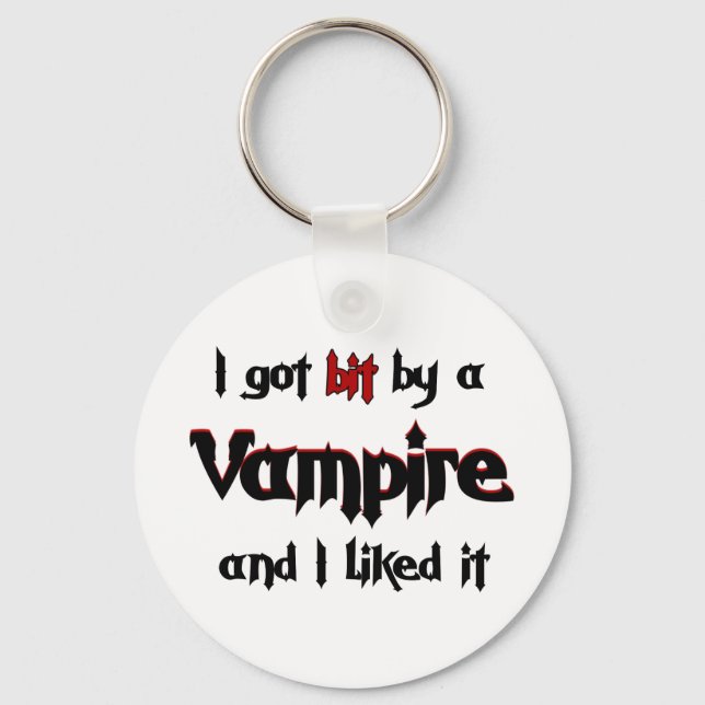 I got bit by a Vampire Keychain (Front)