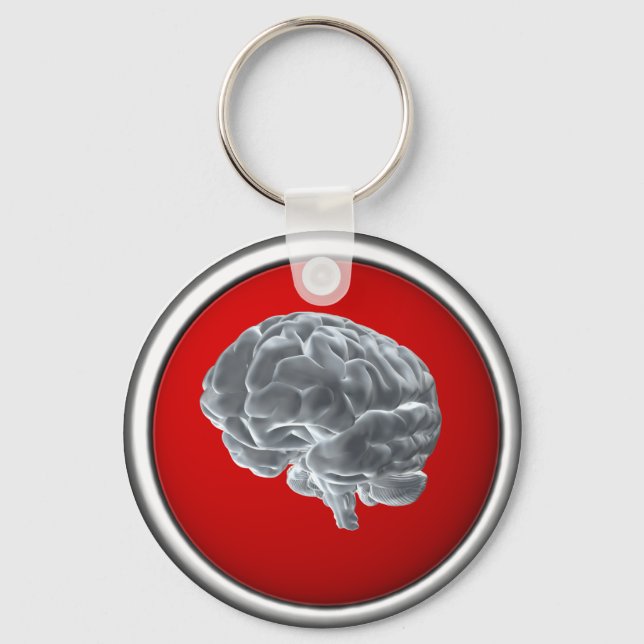 I got brains! keychain (Front)