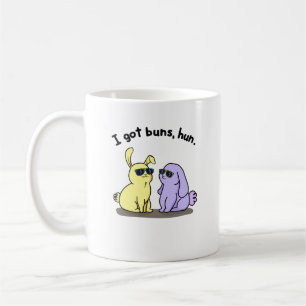 I Got Buns Hun Funny Bunny Rabbit Pun Coffee Mug
